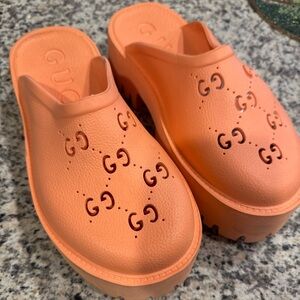 Gucci Double GG Logo Clogs